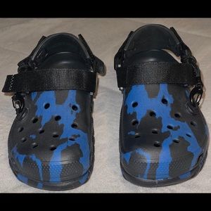 Post Malone Crocs Blue & Camo